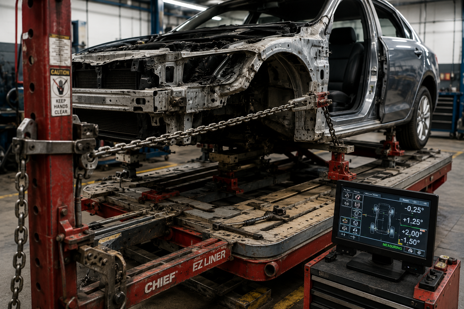 Auto-Tek frame and structural repair hero image